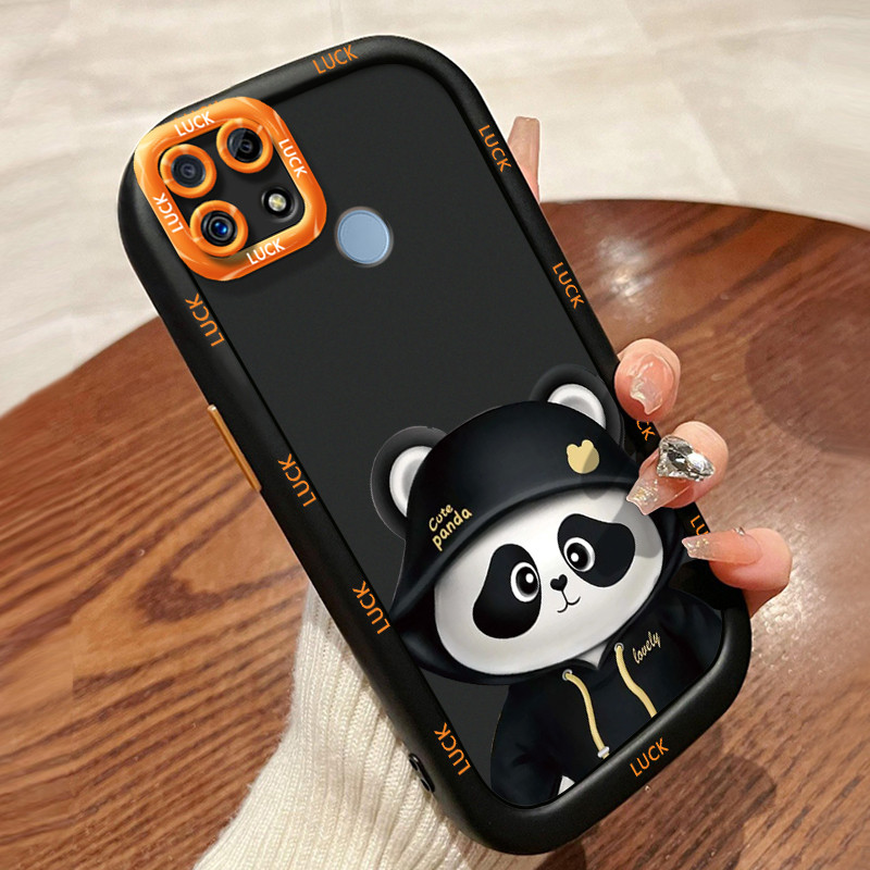 Ốp Lưng Realme C12 C15 C25 C25s C21Y C25Y Narzo 20 Narzo 30A Narzo 50A Case Vỏ mềm Hoạt hình Gấu trú