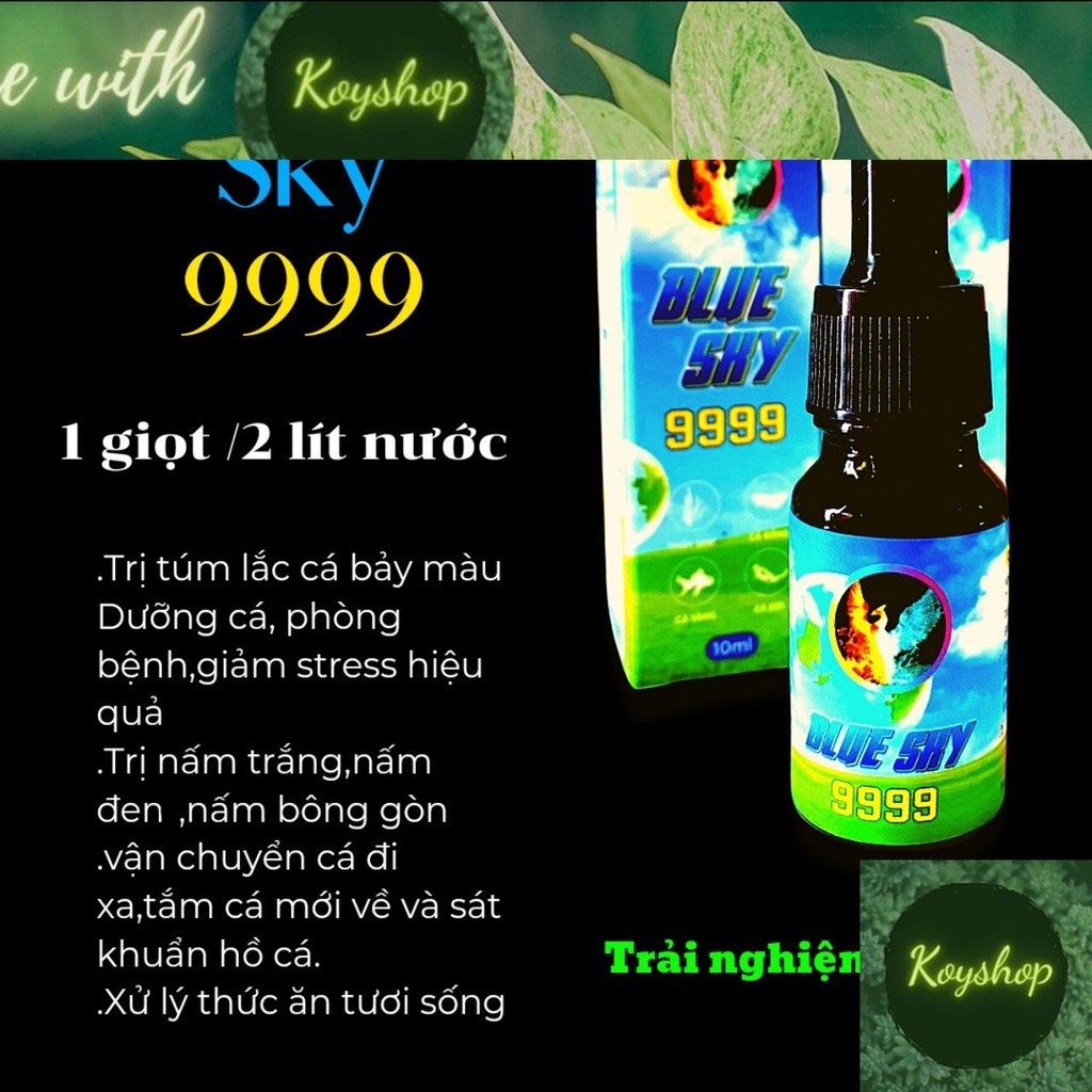 Blue Sky 9999 10ml | Nấm, Túm Lắc, Stress