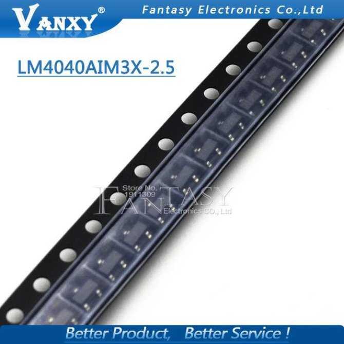 10 chiếc LM4040AIM3X-2.5 SOT23 LM4040AIM3XI SOT-23 LM4040A LM4040 Tham khảo điện áp