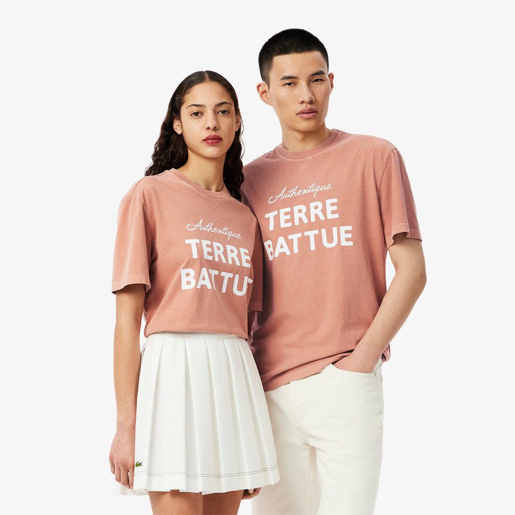 Áo Thun Lacoste Unisex Clay Court Phiên Bản Roland-Garros