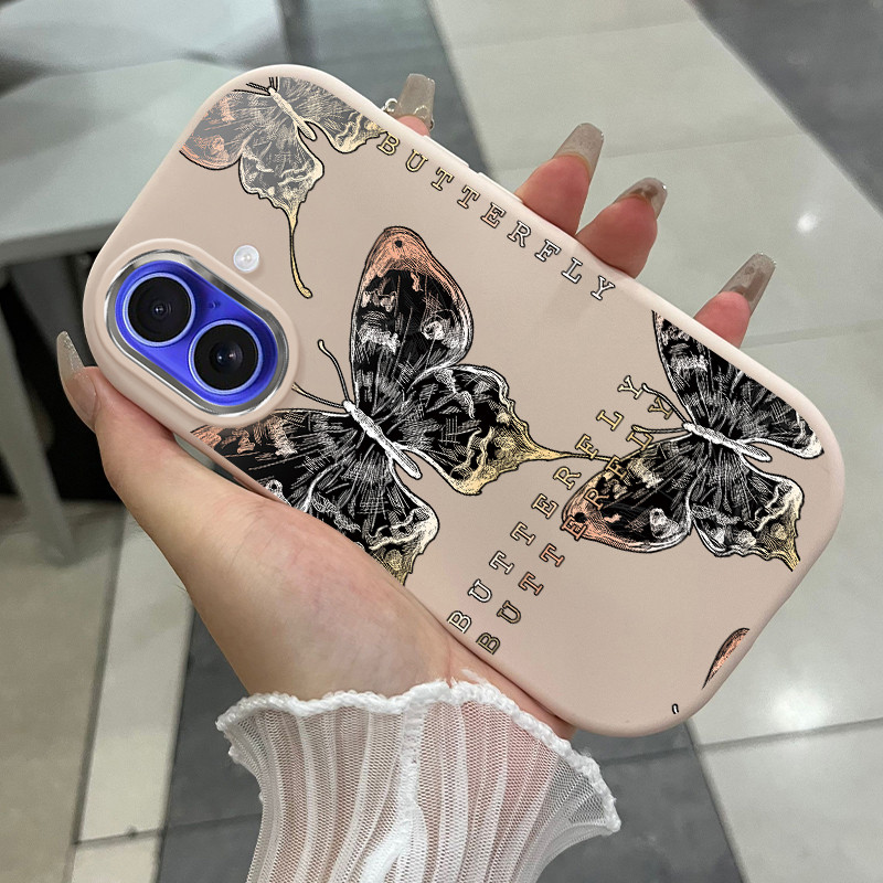 Ốp Lưng iPhone 16 Pro Max 15 Pro Max Case Bướm đẹp dễ thương