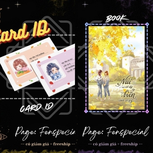 [Fenspecial] Núi Của Cô Ấy, Biển Của Cô Ấy - Bản Thường - Card ID Bản Đặc Biệt + Quà Random 500k - Đ