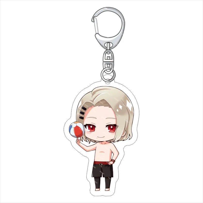 Jack Jeanne Mica Keychain Lovely Baby Bag Charms Hanging Face Friends Key Chain Móc Khóa Dày 4mm, In