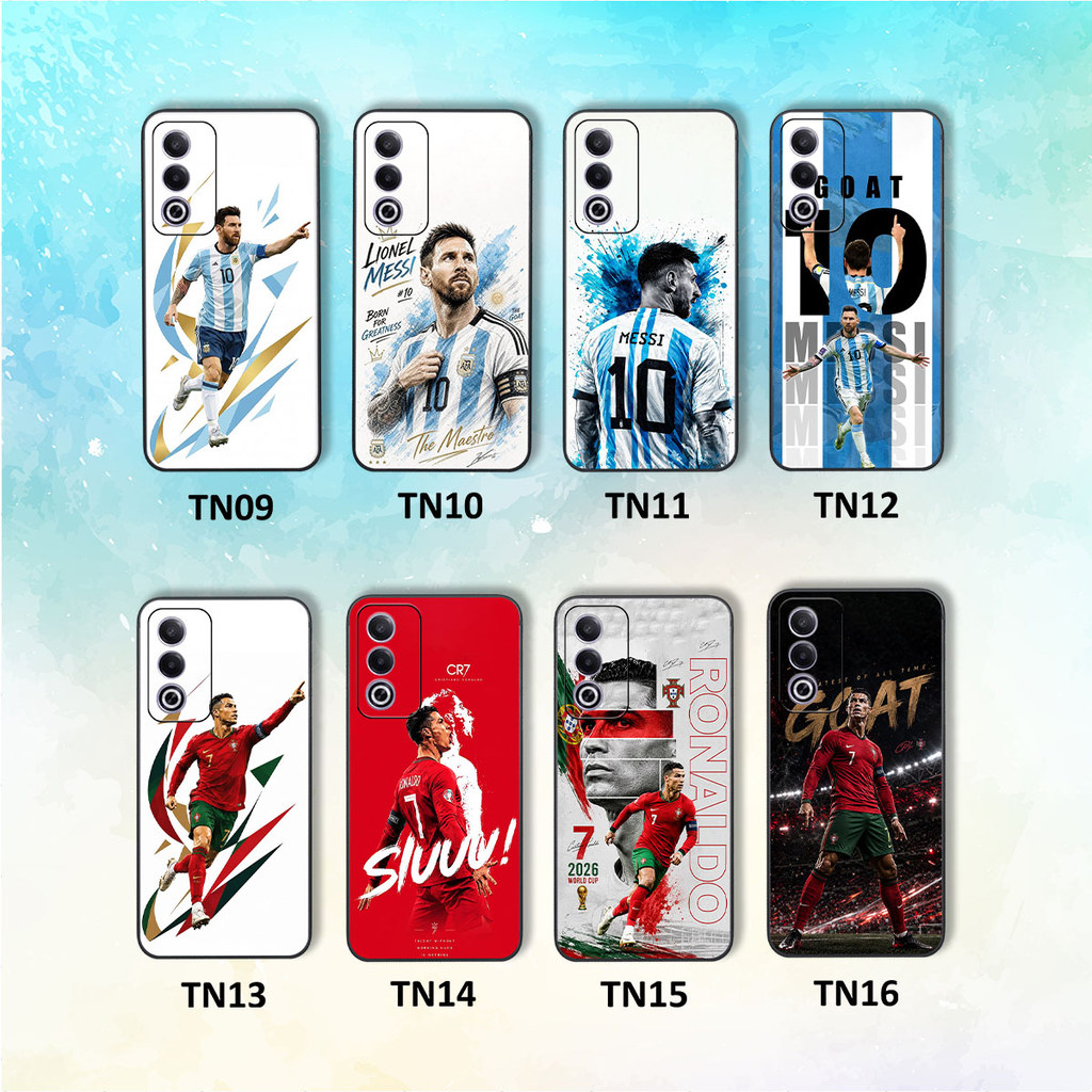 Ốp lưng Oppo A3X 5G / A3 Pro 5G / A80 hình Messi Ronaldo siêu đẹp