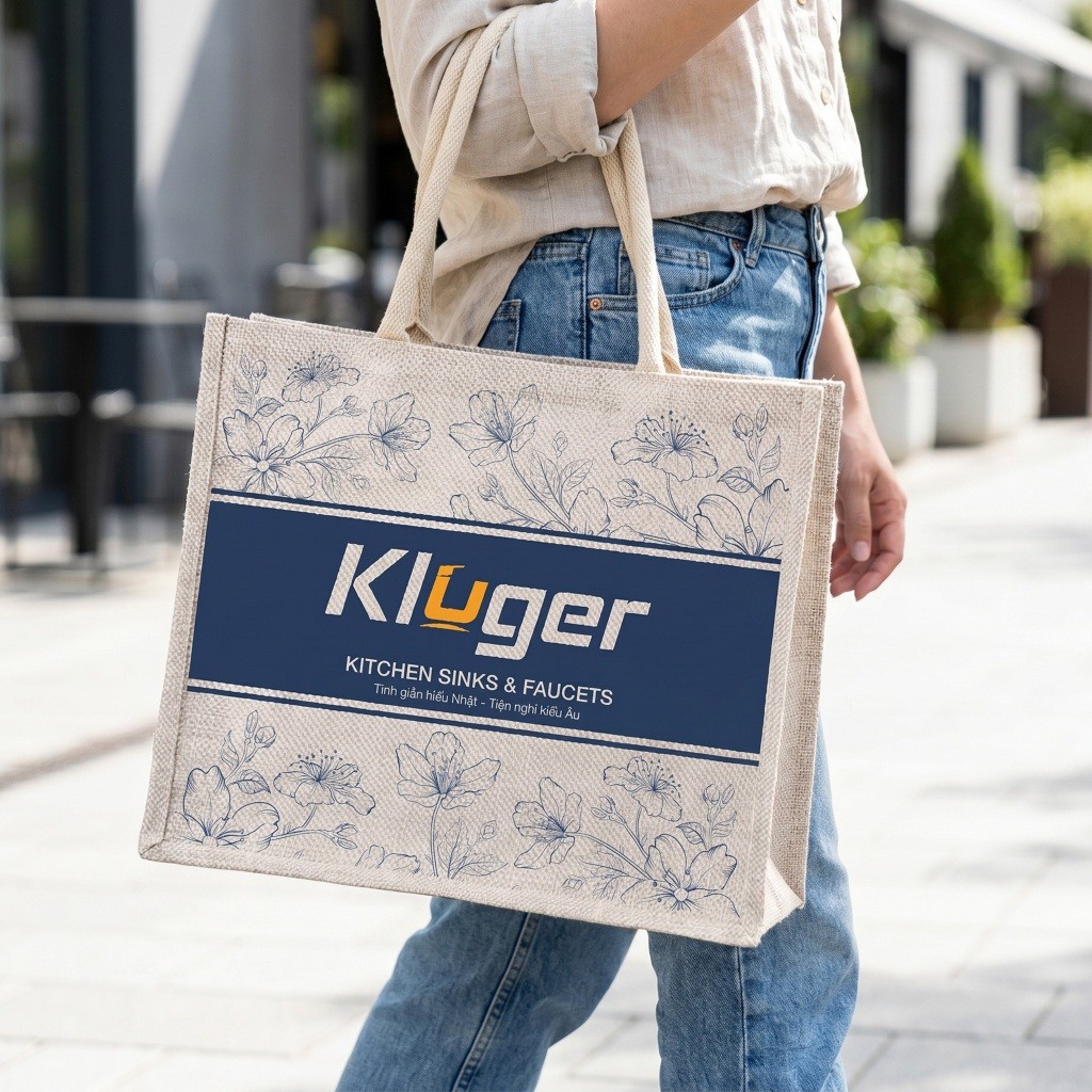 Túi vải Kluger SP000004 Túi cói đa năng Daily Set Kluger - Thiết kế riêng