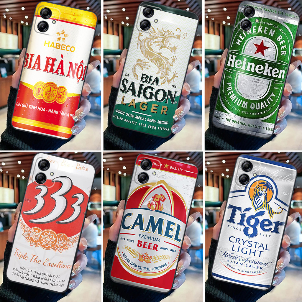 Ốp lưng Samsung A04 / A04S / A04e in vỏ lon bia đẹp,cá tính,bảo vệ camera giá rẻ