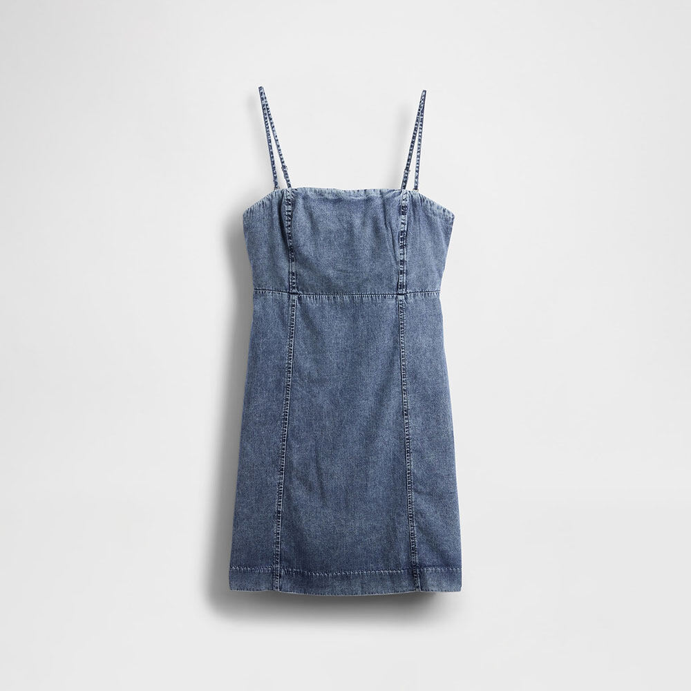 GAP - Đầm Denim Nữ Sl Aline Mini Dress - 777400-00