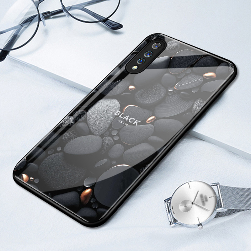 Ốp Lưng Cho VIVO S1 Pro Vỏ Kính Chống Sốc Pebble Điện Thoại