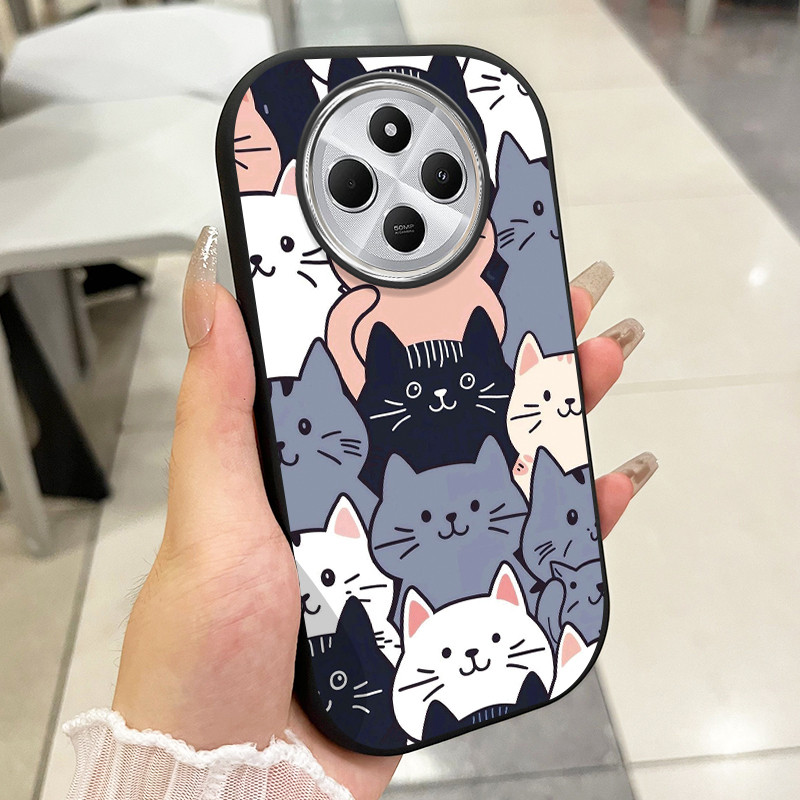 Ốp Lưng Áp dụng cho Xiaomi Redmi 14C 4G 14C 5G A4 5G 14R 5G POCO C75 4G C75 5G Case Mèo Nhỏ Hoạt hìn