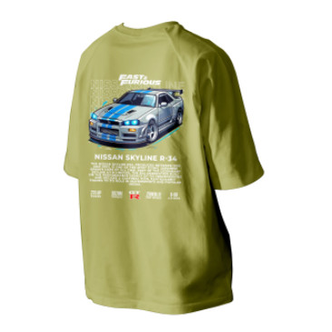 Áo thun Skyline Gtr34 Microfiber