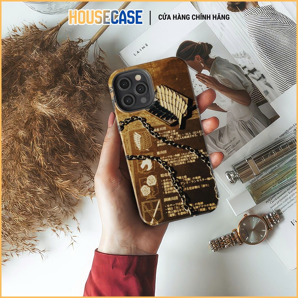 Ốp lưng iPhone logo Trinh sát binh đoàn cũ lưng cứng bóng cho iphone 11 đến iphone 17 chống ố vàng