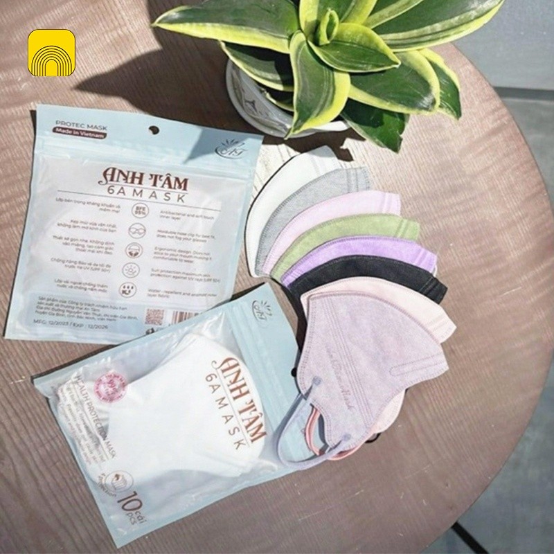 Hộp 100c Khẩu trang 6A An Tâm