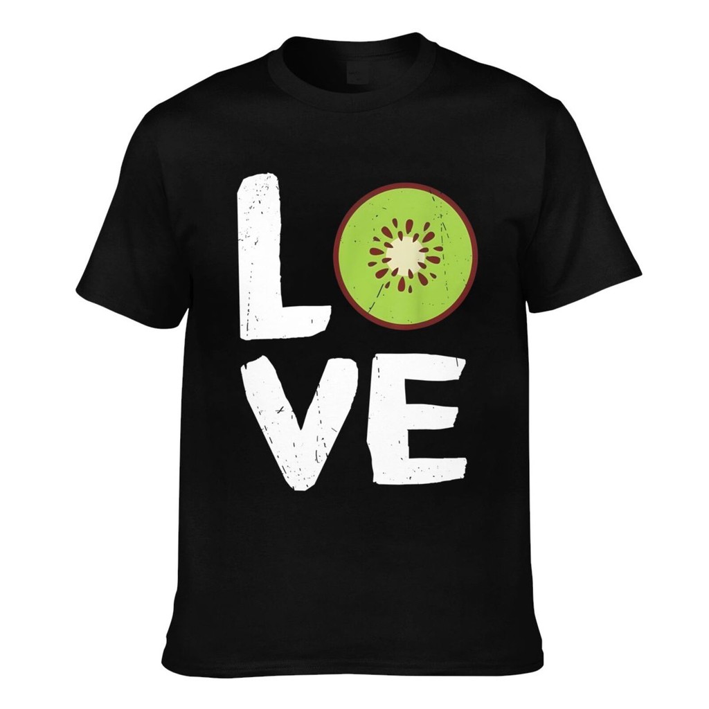Áo thun nam thời trang thường ngày I Love Kiwi Fruit Mùa hè mát mẻ