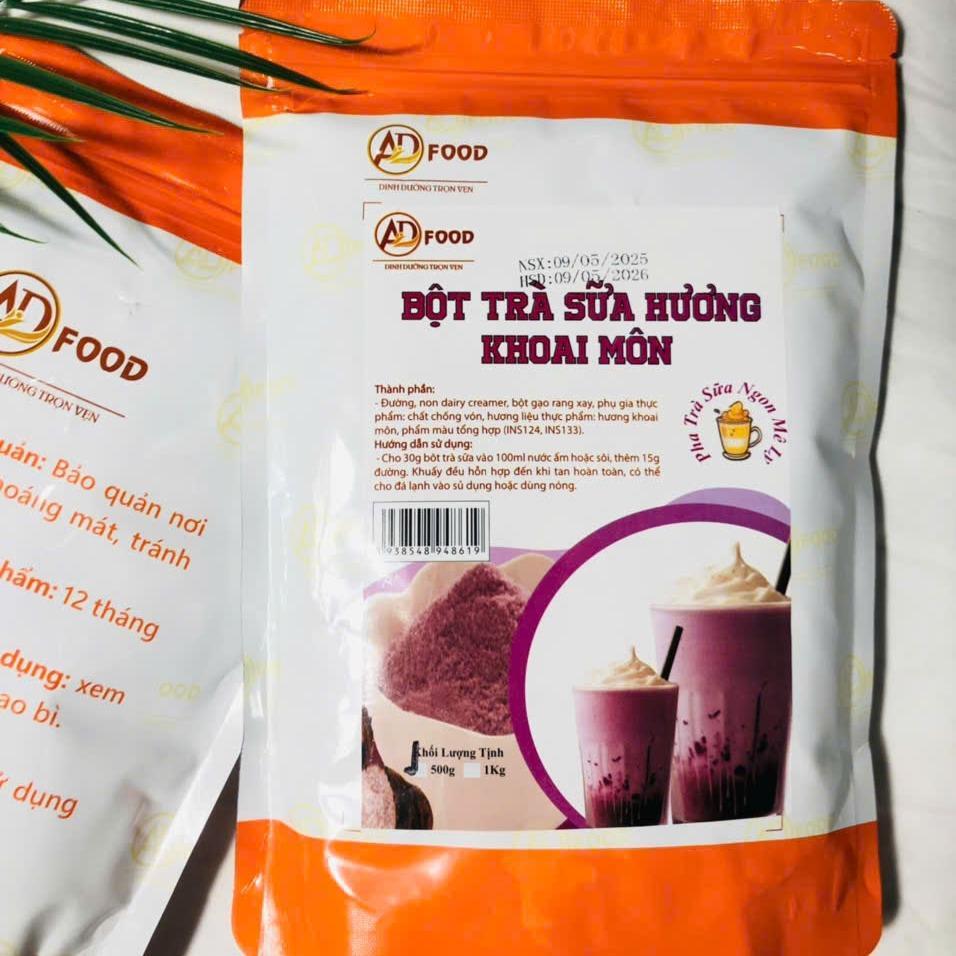 500g Bột trà sữa hương Khoai môn ADFOOD