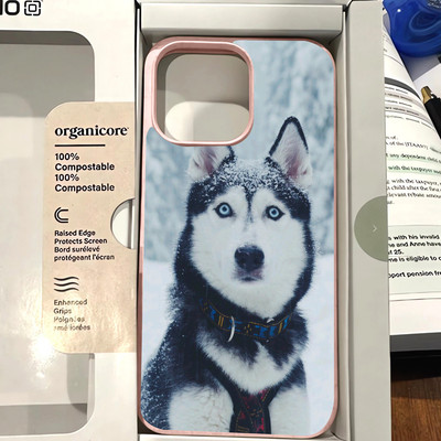 Suntaiho Blue Eyed Husky White Ốp lưng TPU chống sốc in hình cho iPhone 17 16 15 14 13 12 11 X XS XR Pro Max Plus