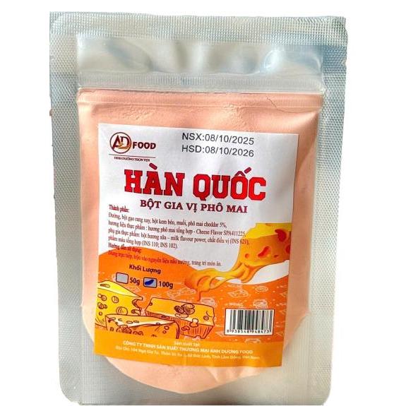 50g Bột lắc Phô Mai Hàn Quốc màu Hồng