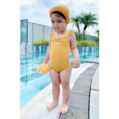 Đồ bơi một mảnh BABY kèm mũ chống nắng Mặt Trời Nhỏ