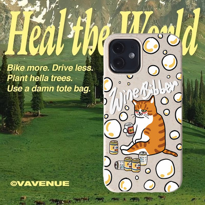 Suntaiho Funny Cat Beer Pastel Màu Hồng In Hình TPU Chống Sốc Cho iPhone 17 16 15 14 13 12 11 X XS XR Pro Max Plus