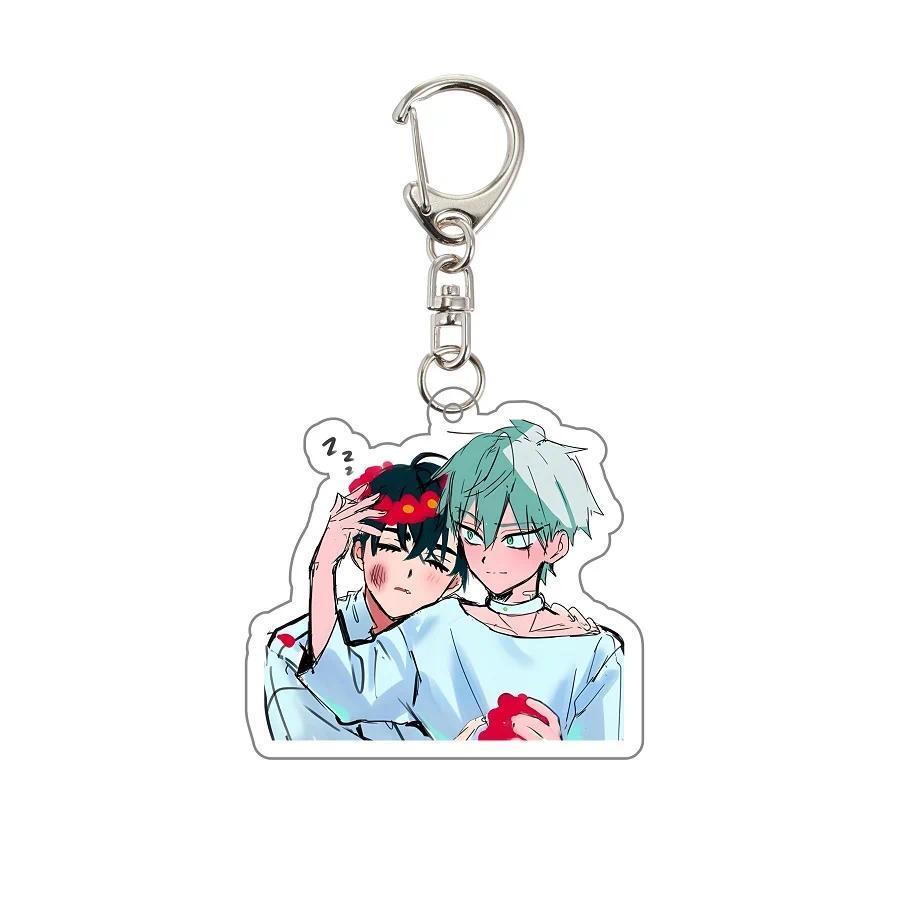 Anime Alien Stage Ivan Till Keychain Acrylics Cute Key Ring Bag Hanging Face Decoration Móc Khóa Dày