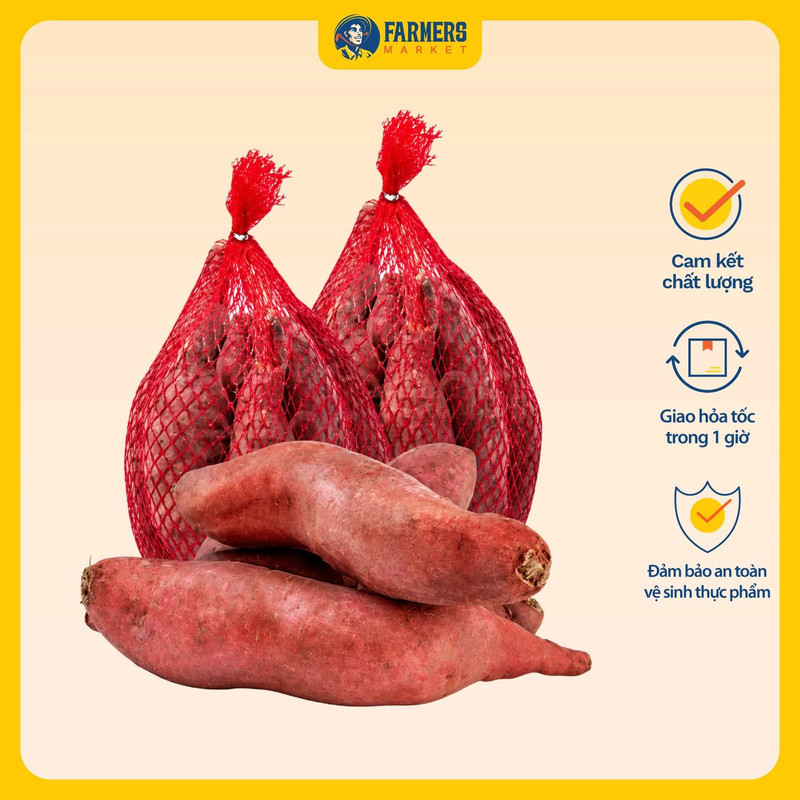 Khoai lang mật Vietgap Hasfarm (300g) (I0008726)
