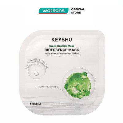 Mặt Nạ Keyshu Bioessence Mask Rau Má 30ml