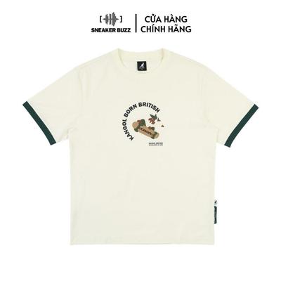 Áo Thun Kangol T-Shirt Beige Unisex 66251008C01