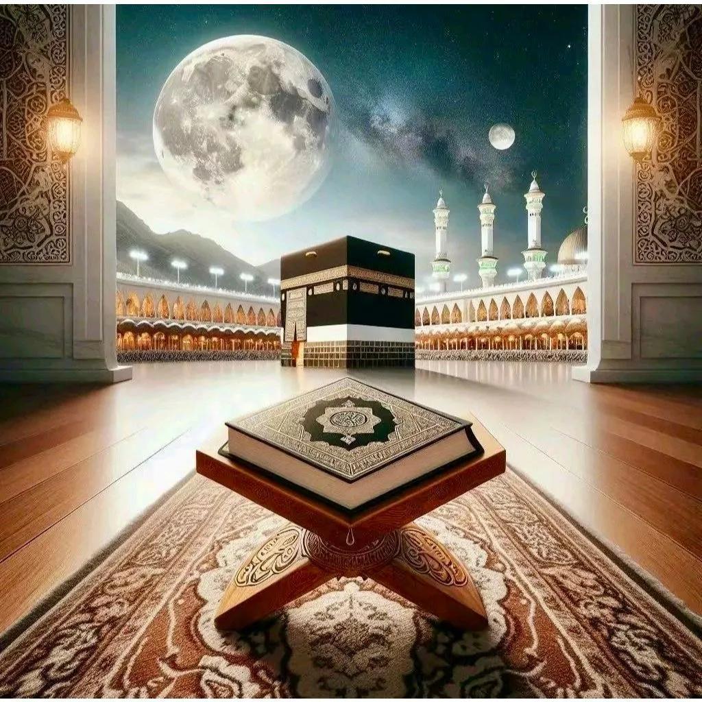 Vải phông nền nhà thờ Kaaba, dùng livestream, chụp ảnh, tiệc, trang trí phòng khách, ký túc xá1