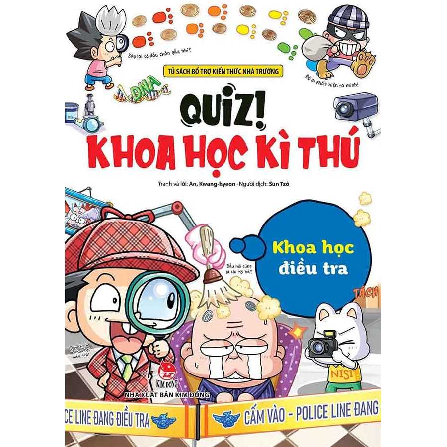 Sách Quiz Khoa Học Kì Thú - Khoa Học Điều Tra
