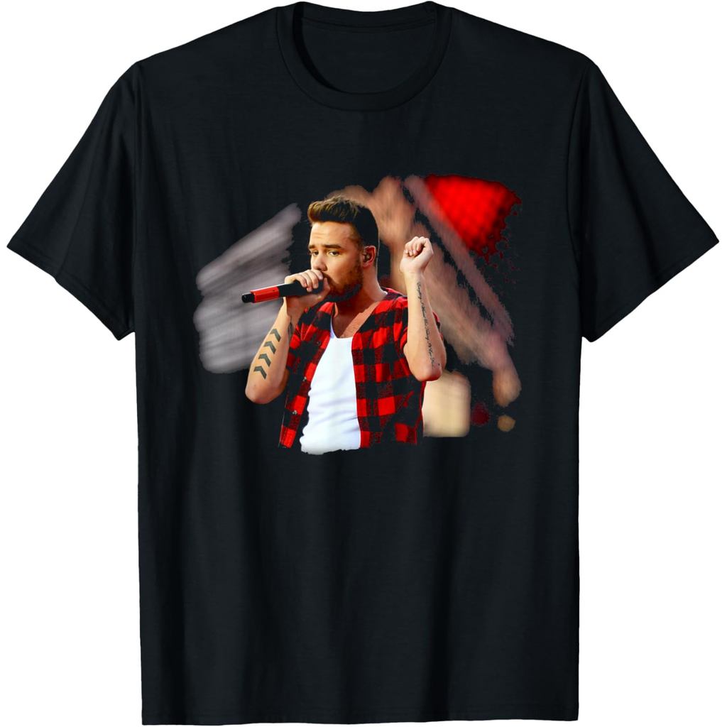 Áo thun nam Liam Payne của One Direction 2014 màu đen size nhỏ, chất liệu cotton chất lượng cao