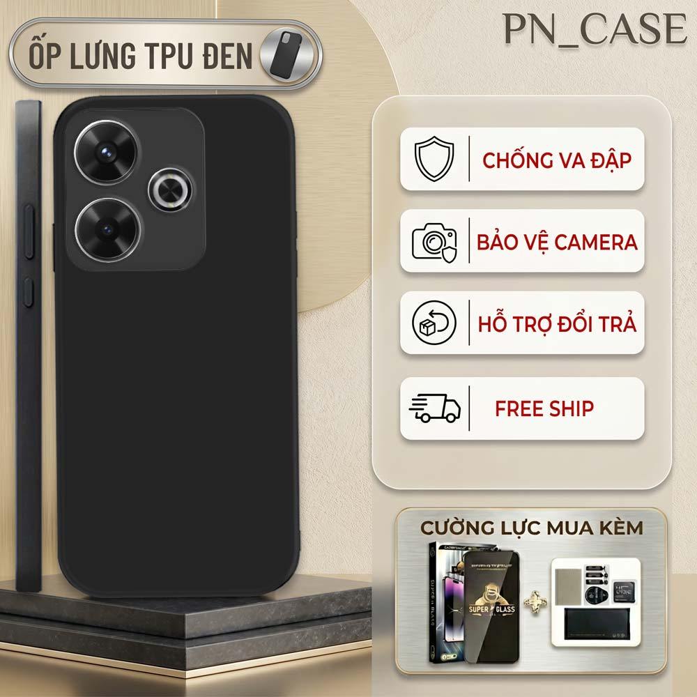 Ốp lưng Xiaomi Redmi Turbo 3 TPU chống sốc, mềm bảo vệ camera, ốp lưng siêu rẻ silicon