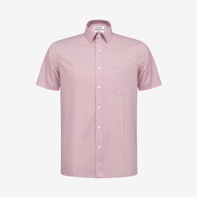 Áo sơ mi nam KHATOCO Tailor Fit ngắn tay mã A1MN538T2-CNCR 138-2804-N