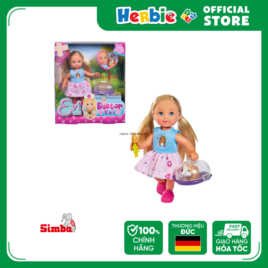 Đồ Chơi Búp Bê EVI LOVE Doctor Evi Guinea Pig 105733485038 - Herbie Toys