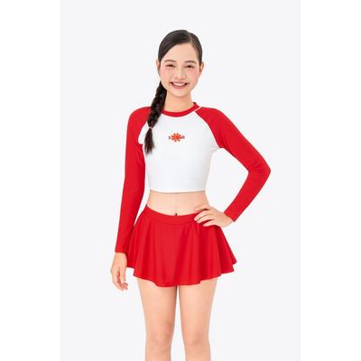 Áo bơi bé gái SOBIE Croptop tay dài Sibling Belle