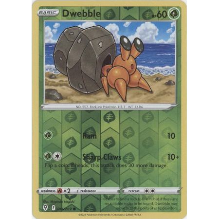 Thẻ Bài Pokemon Dwebble - 11/203 - Common Reverse Holo