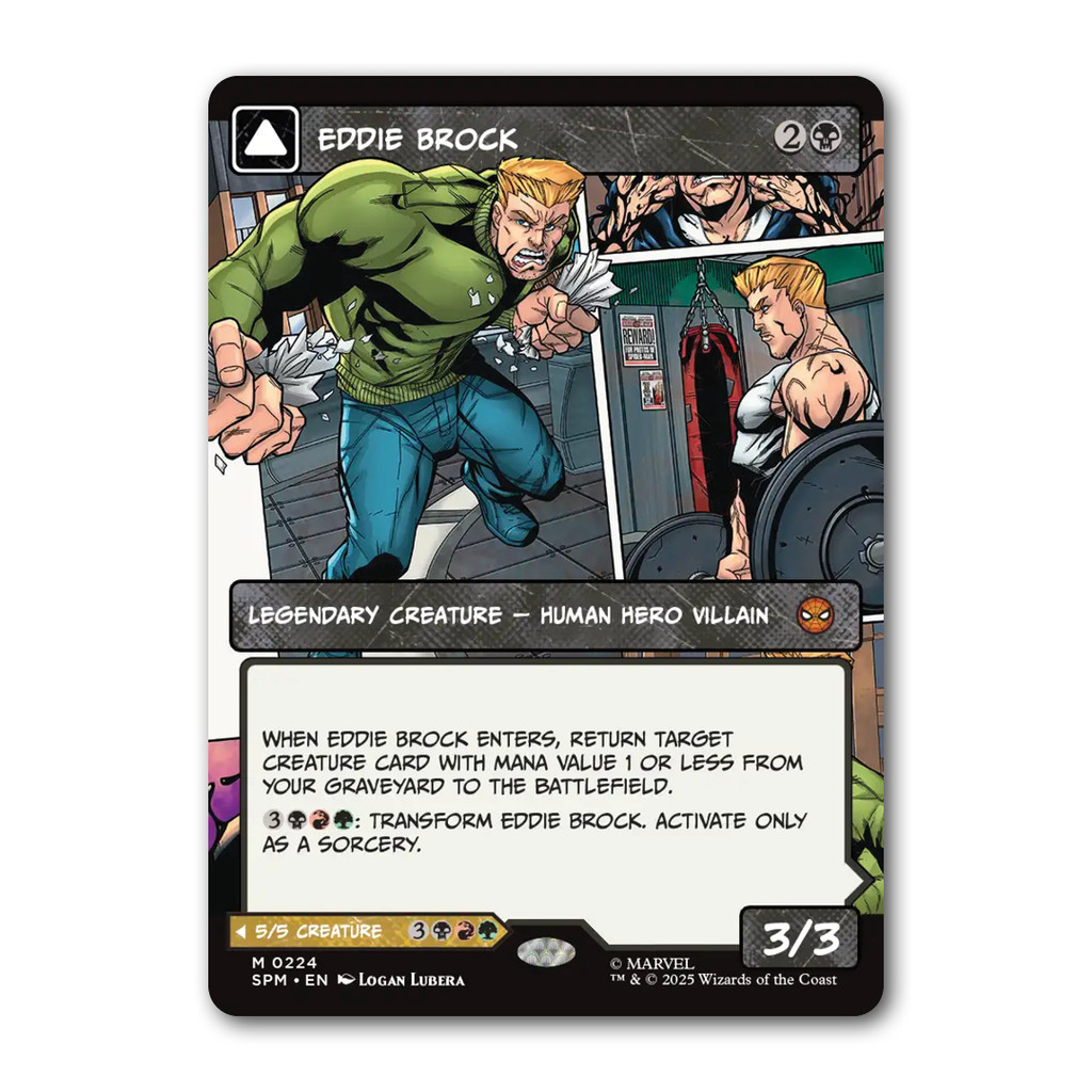 [MTG] Eddie Brock / / Venom, Lethal Protector [SPM] [Multi] [Mythic] [Normal] [ENG] [2025] (Magic: T