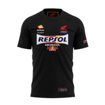 Áo thun Repsol Honda Racing Team Jersey Áo thun cổ tròn sợi nhỏ