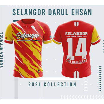 Áo thun Selangor Darul Ehsan / Áo thun thăng hoa / Áo thun Jersey