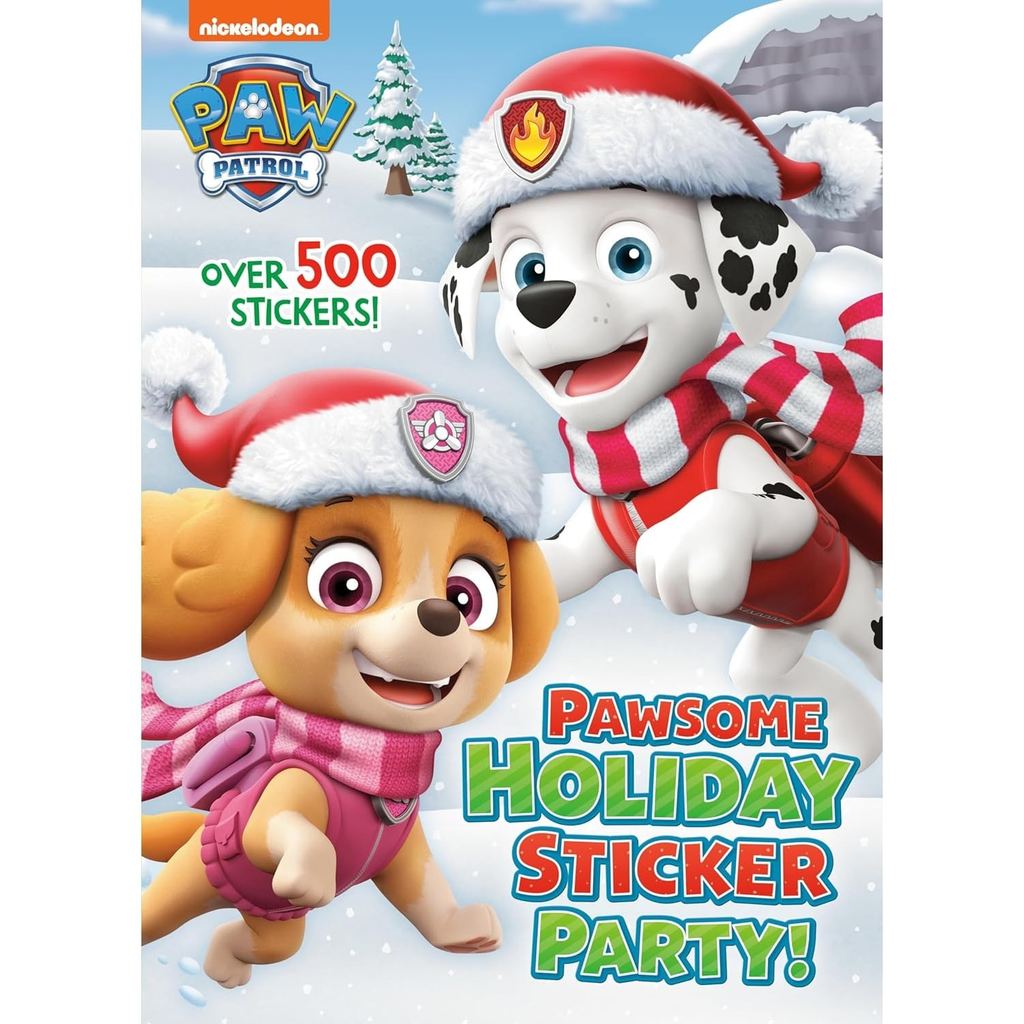 Sách Paw Patrol: Pawsome Holiday Sticker Party