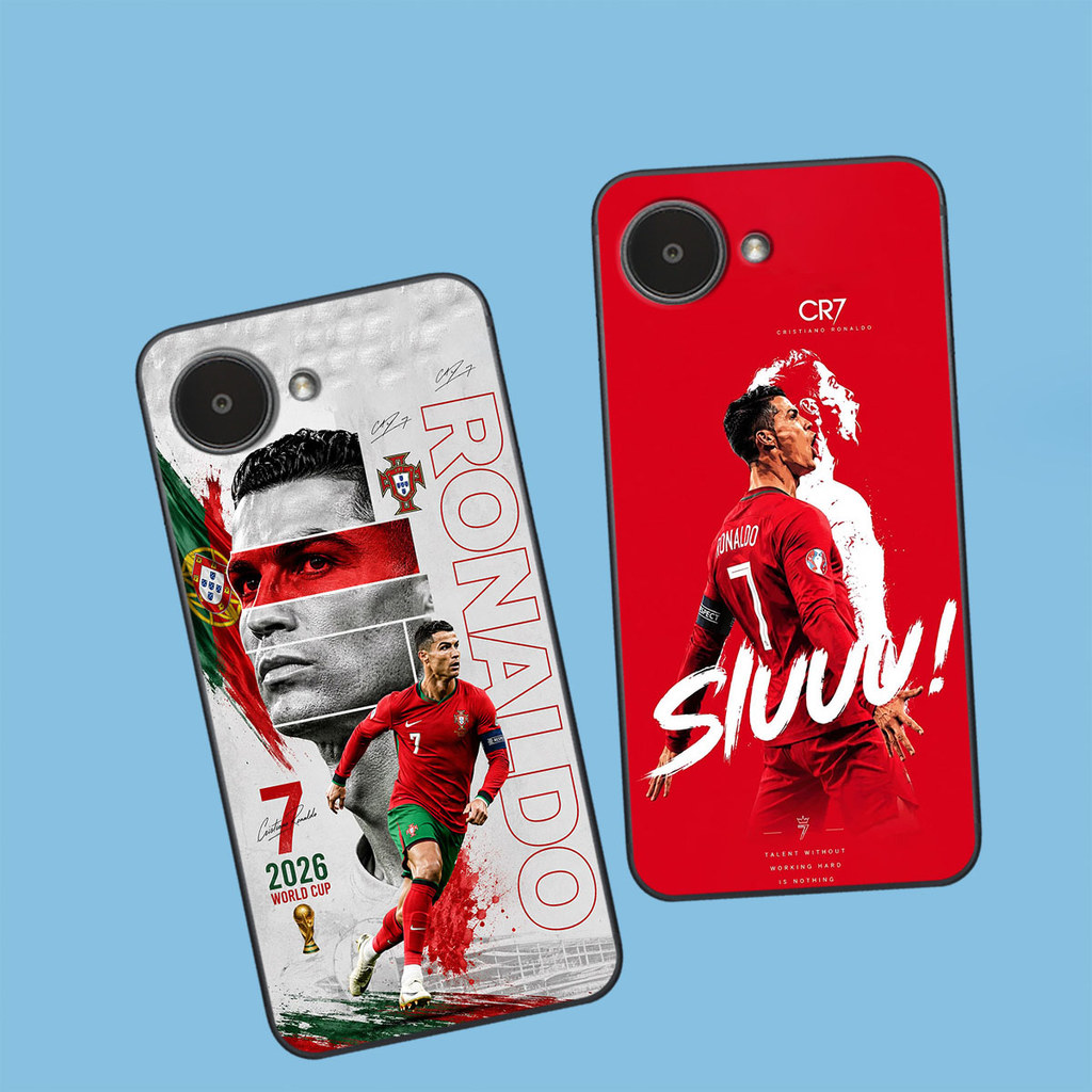 Ốp lưng Realme C30 / C30s / Narzo 50i Prime hình Messi Ronaldo siêu đẹp