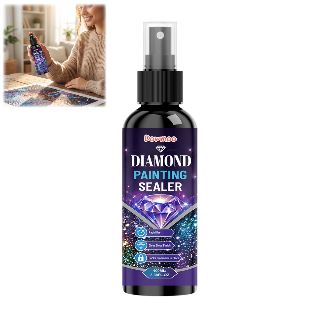 PES-Diamond Painting Art Sealer, Keo dán bảo vệ khô nhanh, Lớp phủ bóng trong suốt cho đồ thủ công v