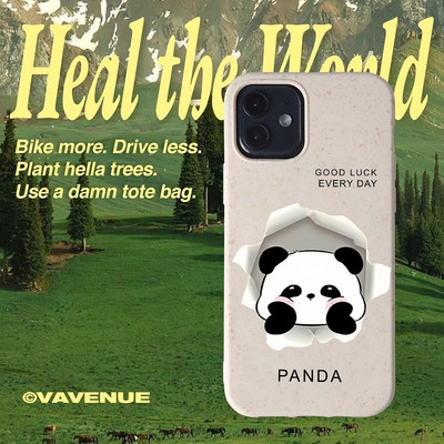 Ốp điện thoại TPU chống sốc in hình gấu trúc dễ thương Suntaiho cho iPhone 17 16 15 14 13 12 11 X XS XR Pro Max Plus