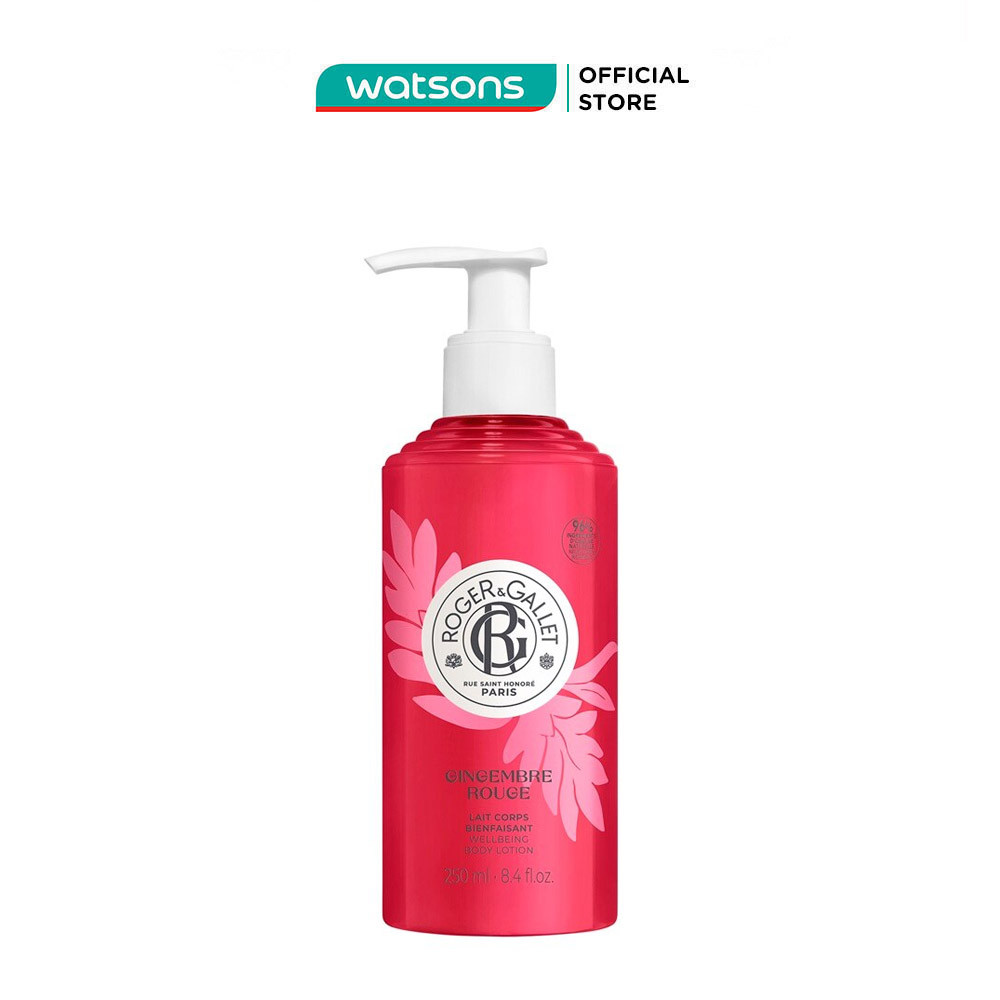 Sữa Dưỡng Thể Roger&Gallet Hương Quả Mọng Đỏ Gingembre Rouge 250ml