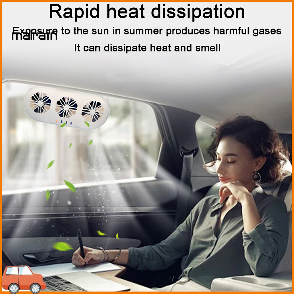 MAL- Quạt cửa sổ ô tô chạy bằng năng lượng mặt trời