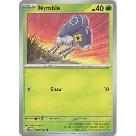 Thẻ Bài Pokemon Nymble - 013/182 - Common