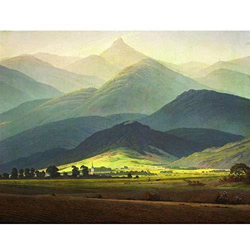 Canvas In Tranh Sơn Dầu Núi Tự Nhiên Phong Cảnh Sơn Tranh Tranh Hình Canvas In Trên Canvas Tranh Sơn
