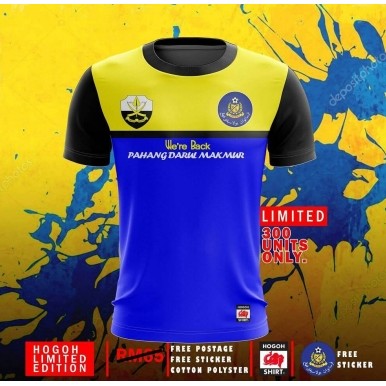 Áo thun Pahang Darul Makmur / Baju Microfiber Jersi / Jersey Thăng hoa / Áo thun Jersey