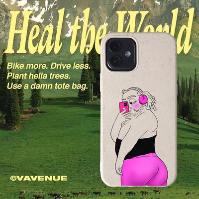 Suntaiho Selfie Nhân Vật Thời Trang In Hình Trắng Chống Sốc TPU Dành Cho iPhone 17-11 X XS XR Pro Max Plus