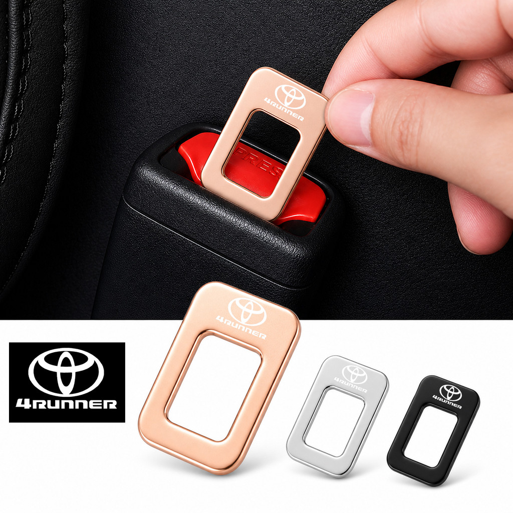 Dành Cho Xe Toyota 4Runner Kim Loại Ẩn Biểu Tượng Dây An Toàn Kẹp Chống Báo Động Chuông Giảm Thanh C