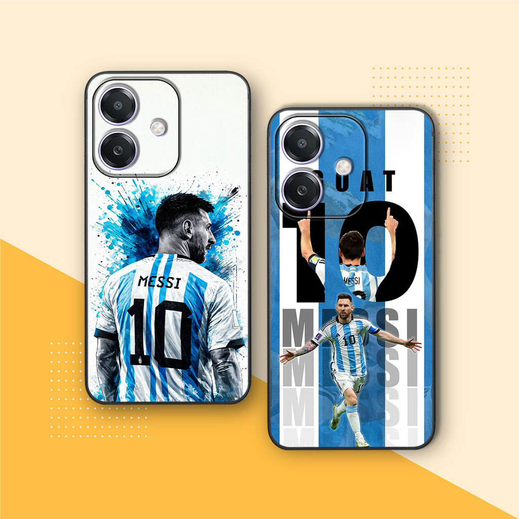 Ốp lưng Oppo A3 / A3x / A3i 5G hình Messi Ronaldo siêu đẹp