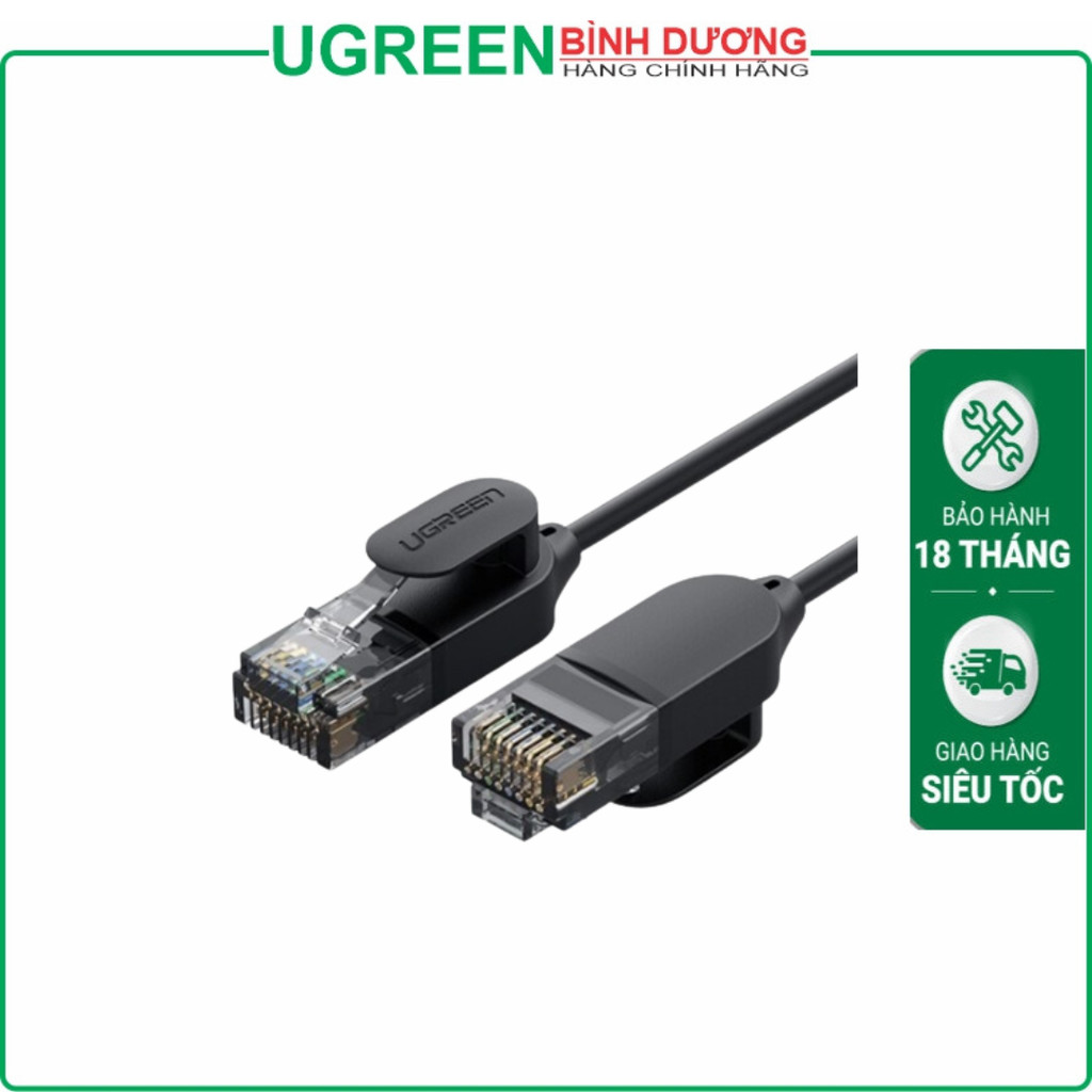 Cáp mạng đúc sẵn Cat6a dài 5m chính hãng Ugreen 70654 cao cấp